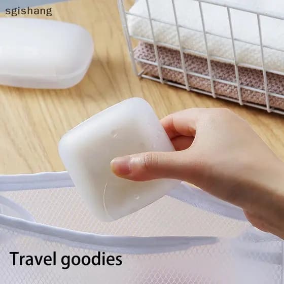 sg Portátil Sabão Ra Para Viagens E De Negócios Selado Caixa De À Prova Dwaterproof Água Armazenamento De Plástico Trans