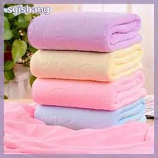 sg Toalha De Banho Absorvente Qui-Secagem Super Grande Macia Luxo
