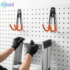 MOSHI 1PC Gancho De Montagem Na Parede De Metal Resistente Prático Organizador De Garagem Cabide Para Escada De Biciclet