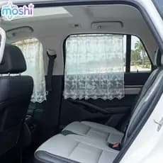 MOSHI Algodão Bordado Universal Cortina De Carro Capa Bebê Recém-Nascido Janela Lateral Pára-Sol Proteção UV Para Crianç