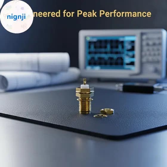 Nignji 5 Peças SMA-KY Fêmea Conectores RF Porca Anteparo Copo De Solda Para Dispositivo GPS Instalação De Antena BR