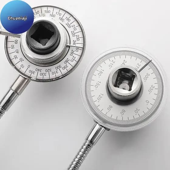 Chuaniaji 360 Graus Torque Calibrado Em Medidor De Ângulo De Chave Ferramentas Manuais Ajustável Escala Regular BR