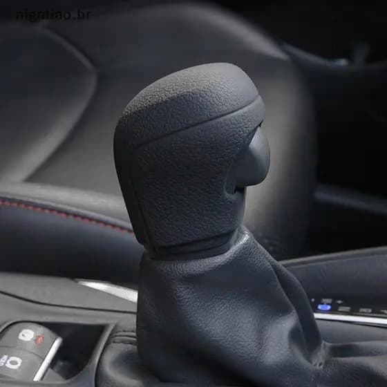 nignliao Carro Silicone Automático Botão De Mudança De Engrenagem Capa Antiderrapante Shifter Universal Ajuste Lidar Com