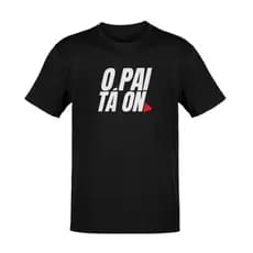 Camiseta Camisa Meme Zueira O Pai Ta On Casual Básica Algodão Envio Imediato