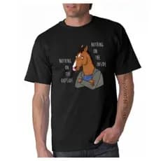Camisa Camiseta Básica Unissex BoJack Horseman Cavalo De Algodão Casual