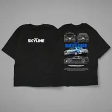 Camisetas Camisas Skyline e Lancer vários modelos unissex 100% algodão Lançamento
