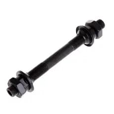 Eixo Dianteiro de Bicicleta Furado 3/8 108mm Bike Bicicleta Aço Reforçado