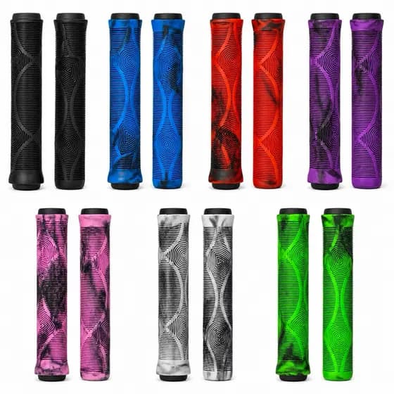 Manopla Bike Bicicleta 165 mm Silicone Macia Confortável Freeride DH DIRT Jump BMX Grau Resistente