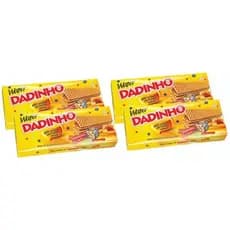 Biscoito Dadinho Wafer Dadinho Cremoso 130g Kit 4 Unidades - Super Oferta
