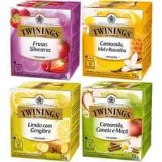 Chá Twinings Kit 4 Caixas 10 Un 40 Sachês - Super Oferta