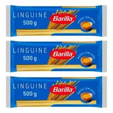 Kit Com 6 Macarrão Linguine Barilla 500g