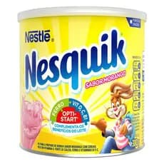 Kit 2 Bebida Morango Nestlé Nesquik Pó para Preparo Lata 380g