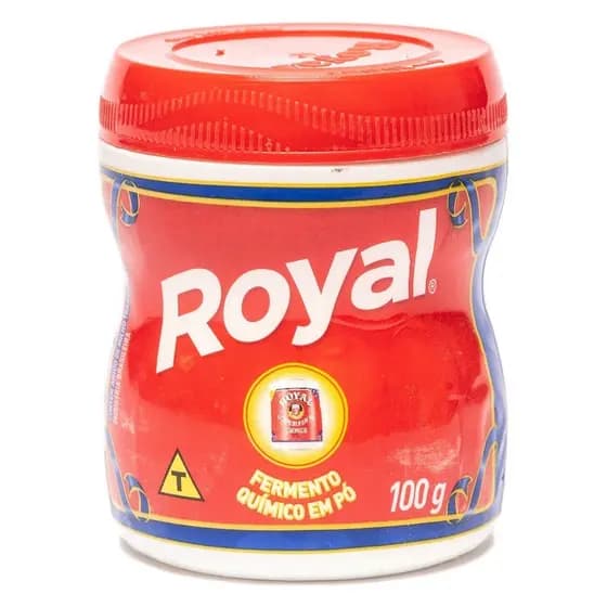 Kit 5 Fermento em Po Royal 100g - Super Oferta