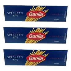 Macarrão Barilla Spaghetti N°5 - Kit Com 3 Unidades De 500g