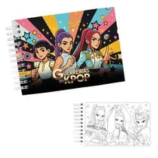 Livro de Colorir PopSTAR para Pintar  - Capa Dura