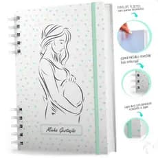 Planner Da Gestante - Diário Da Minha Gestação - Capa Colors PERSONALIZADO