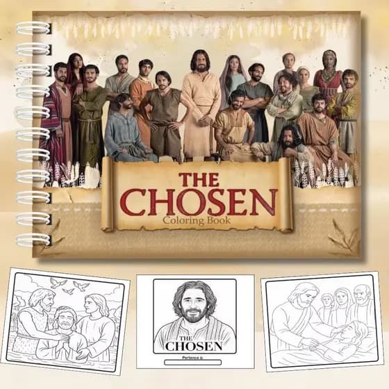 Livro de Colorir para Adultos - The Chosen | Edição Especial