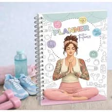 Planner Fitness 2026 Completo 268 Páginas Controle Hábitos Dieta Treino Metas Saúde