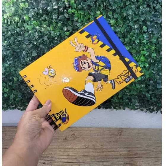 Livro De Colorir Natan Por Aí com Capa Dura, 50 Desenhos - Tamanho A5