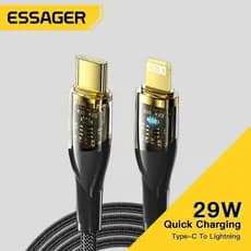 Cabo Essager 29w 2m Tipo-c Para Lightning para Iphone Turbo Rapido
