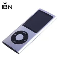 IBA-Portátil 18 Polegadas LCD Digital MP4 Rádio FM Gravador De Som Leitor De Música Esportiva