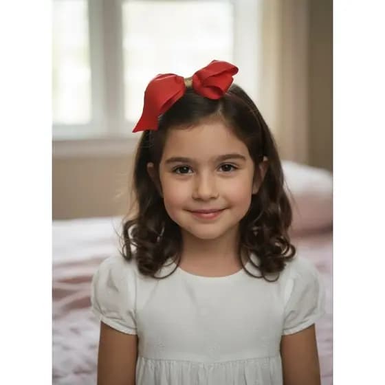 laçoTiara / Arquinho Laço Vermelho Infantil Laço Infantil Laço Menina Criança Laço natalino Natal laço de natal
