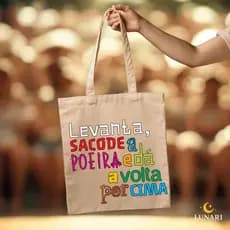 Ecobag Personalizada em Algodão 100% | Estampa DTF Durável | Sacola Reutilizável Sustentável