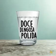 Copo de Vidro Personalizado190ml - Frases Engraçadas Americano Criativo Presente Amigo Oculto