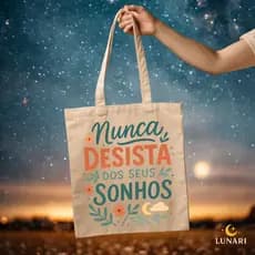 Ecobag Personalizada em Algodão 100% | Estampa DTF Durável | Sacola Reutilizável Sustentável