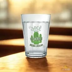 Copo de Vidro Personalizado190ml -  Frases Engraçadas Americano Criativo Presente Amigo Oculto