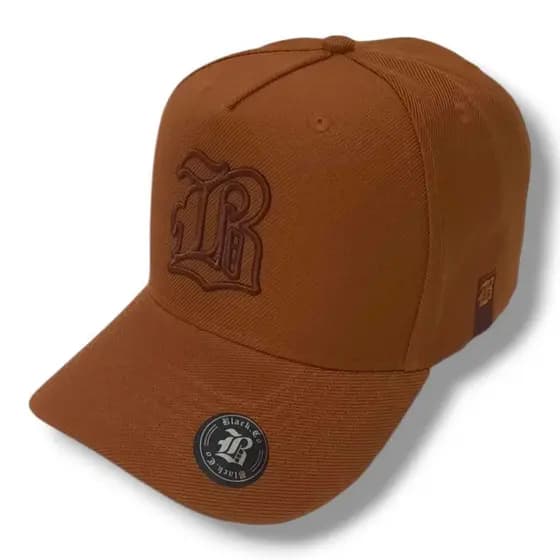 Boné Black Company Caramelo Snapback com Aba Curva