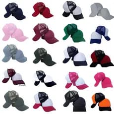 Boné Liso Trucker Masculino Feminino com Telinha Redinha Aba Curva Várias Cores