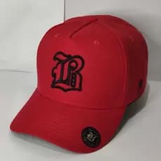 Boné Black.Co Vermelho Red Snapback Aba Curva