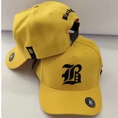Boné Black.Co Amarelo Yellow Snapaback Aba Curva