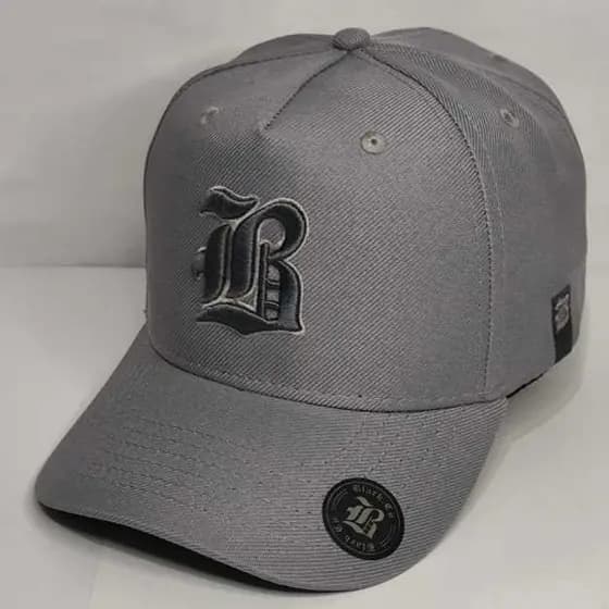 Boné Black.Co Cinza Gray Snapback Aba Curva