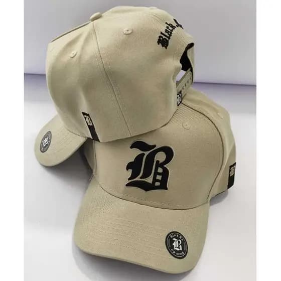 Boné Black.Co Bege Areia Brown Snapback Aba Curva