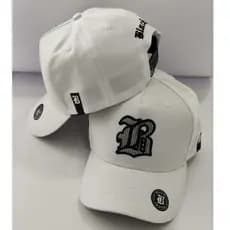 Boné Black.Co Branco White Robust Snapback Aba Curva