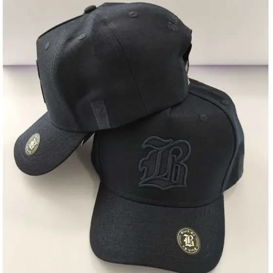 Boné Black.Co Azul Escuro Night Basic Snapback Aba Curva