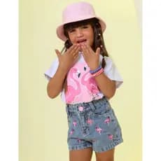 conjunto menina jeans estilos acompanha blusa, conjunto feminina, conjuto