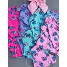 Conjunto moda praia stitch infantil/juvenil/ conjunto com ou sem short