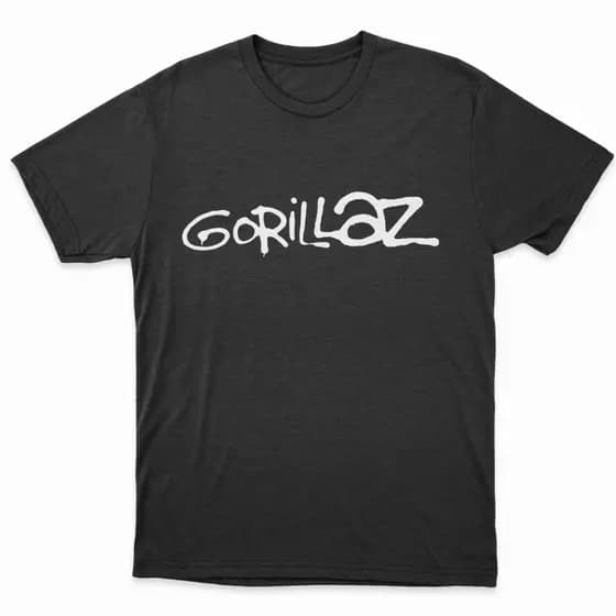 Camiseta Basica Banda Gorillaz Rock Hip Hop Britanica Logo Banda 100% Algodão