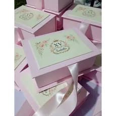 kit 08 caixinhas personalizadas cartonadas
