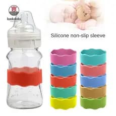 Faixa Antiderrapante Para Mamadeira LUOLULULU , Faixas Reutilizáveis Mamadeiras À Prova De Água , Etiquetas De Silicone