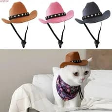 Chapéu Para Cachorro De Estimação UPSTOP , Bonés Ajustáveis Gatos E Cães De Verão , Acessórios Engraçados Animais , Fant