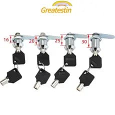 GREATESTIN Fechaduras Flor De Ameixa Chave Arquivo De Mesa Armário De Metal Caixa De Distribuição De Energia Fechadura D
