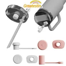Conjunto De Rolha À Prova De Derramamento GREATESTIN 3 Unidades , Tampa De Palha Vazamentos , Para Copo 1.0 2.0 40 Onças