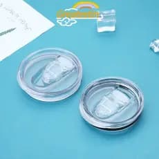GREATESTIN 2pcs Tampa De Copo Multicolorida À Prova De Respingos Tampas De Plástico Themos