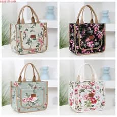 Bolsa De Isolamento Térmico Espessada BEBETTFORM , Lancheira Térmica Com Estampa Floral De Grande Capacidade , Almoço