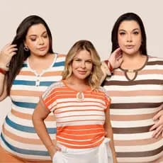 Blusa Blusinha Feminina molhinha soltinha fresquinha T-Shirt Plus Size visco lycra GG 48 ao 52 Promoção  Tendência Moda
