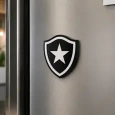 Imã Escudo do Botafogo 3D para Geladeira Decore com Estilo e Mostre sua Paixão pelo Fogão